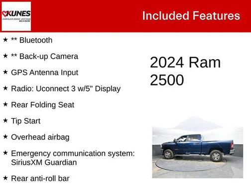 2024 RAM 2500 Big Horn Crew Cab 4x4 6'4' Box