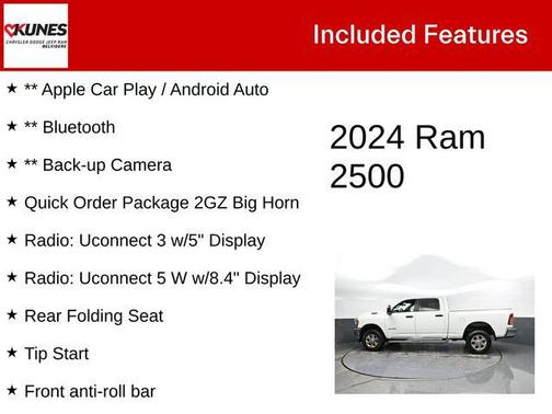 2024 RAM 2500 Big Horn Crew Cab 4x4 6'4' Box