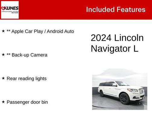 White 2024 Lincoln Navigator Reserve