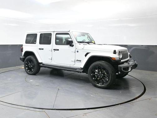 Bright White Clearcoat 2025 Jeep Wrangler 4xe Sahara
