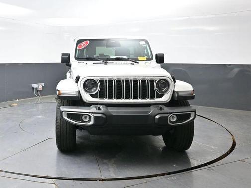 Bright White Clearcoat 2025 Jeep Wrangler 4xe Sahara
