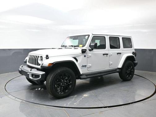Bright White Clearcoat 2025 Jeep Wrangler 4xe Sahara