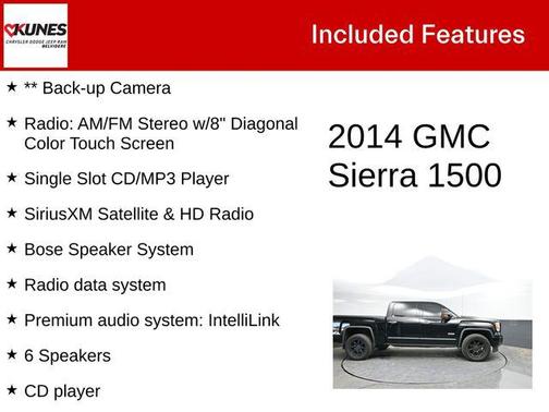 Onyx Black 2014 GMC Sierra 1500 SLT