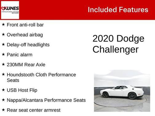 White Knuckle Clearcoat 2020 Dodge Challenger R/T