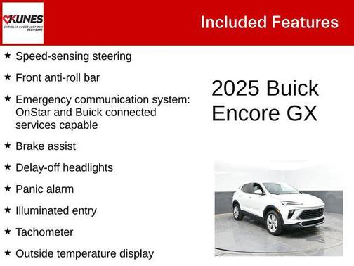 Summit White 2025 Buick Encore GX Preferred