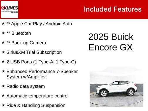 Summit White 2025 Buick Encore GX Preferred