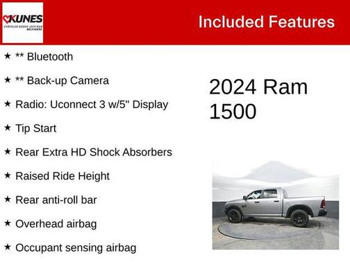2024 RAM 1500 Classic Warlock Crew Cab 4x4 5'7' Box