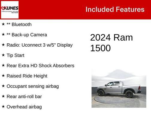 2024 RAM 1500 Classic Warlock Crew Cab 4x4 5'7' Box