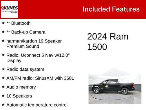 Diamond Black Crystal Pearlcoat 2024 RAM 1500 Longhorn