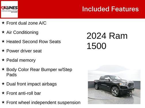 Diamond Black Crystal Pearlcoat 2024 RAM 1500 Longhorn