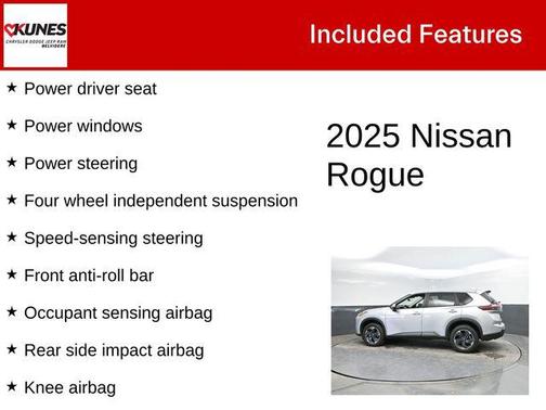 Brilliant Silver Metallic 2025 Nissan Rogue SV