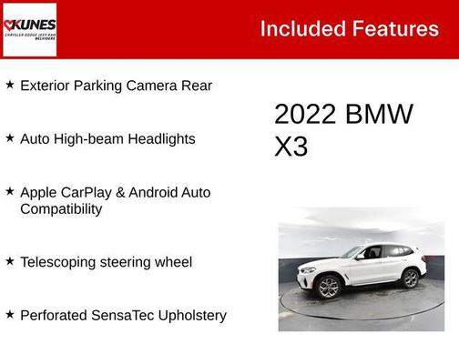 2022 BMW X3 xDrive30i
