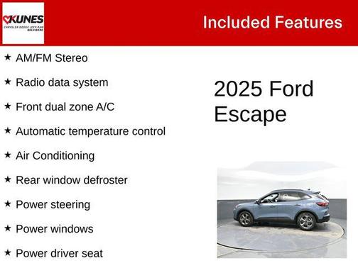 Vapor Blue Metallic 2025 Ford Escape ST-Line