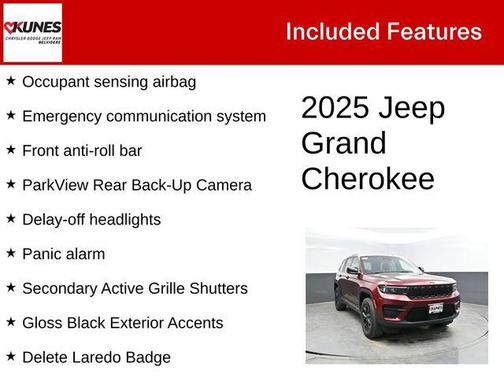 Velvet Red Pearlcoat 2025 Jeep Grand Cherokee Altitude