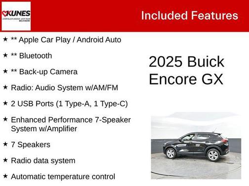 Ebony Twilight Metallic 2025 Buick Encore GX Preferred