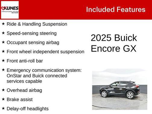 Ebony Twilight Metallic 2025 Buick Encore GX Preferred