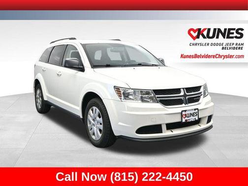 White 2016 Dodge Journey SE