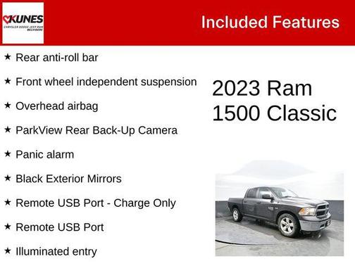 Granite Crystal Metallic Clearcoat 2023 RAM 1500 Classic SLT