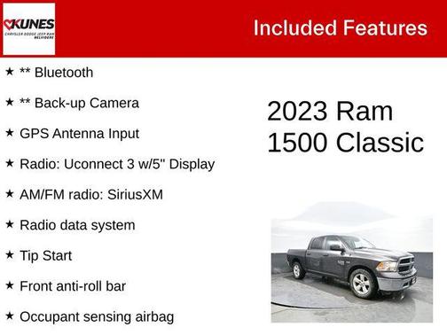 Granite Crystal Metallic Clearcoat 2023 RAM 1500 Classic SLT