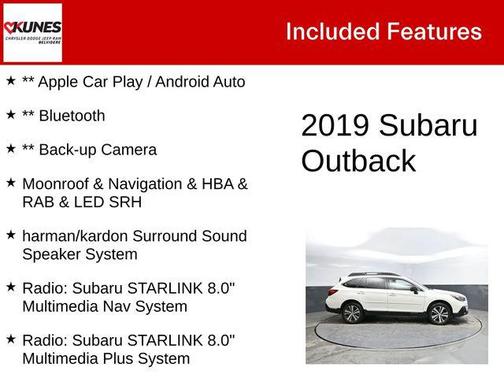 2019 Subaru Outback 2.5i Limited