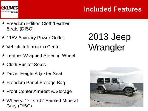 2013 Jeep Wrangler Unlimited Freedom Edition