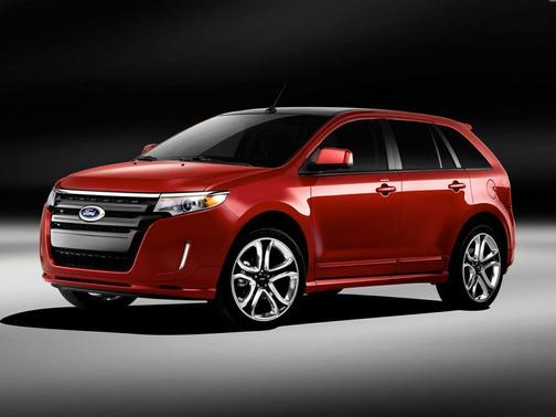 White Platinum Tri-Coat Metallic 2013 Ford Edge Sport