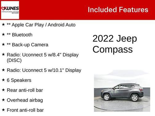Granite Crystal Metallic Clearcoat 2022 Jeep Compass Latitude