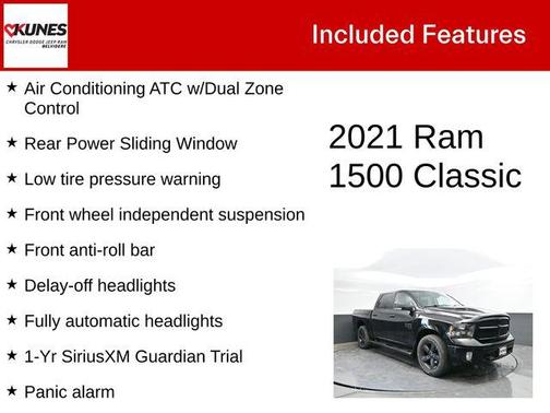 Diamond Black Crystal Pearlcoat 2021 RAM 1500 Classic SLT