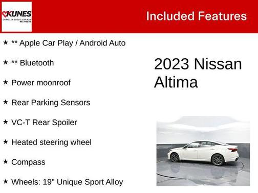 2023 Nissan Altima SR VC-Turbo FWD