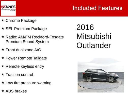 2016 Mitsubishi Outlander SEL