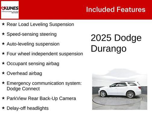 White Knuckle Clearcoat 2025 Dodge Durango R/T