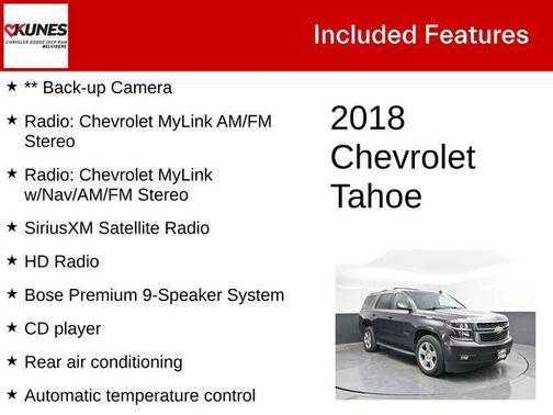 Tungsten Metallic 2018 Chevrolet Tahoe LT