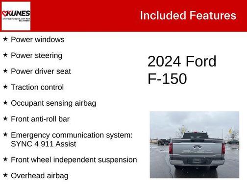 Silver Metallic 2024 Ford F-150 XLT
