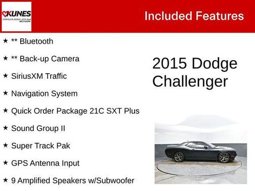 2015 Dodge Challenger SXT Plus
