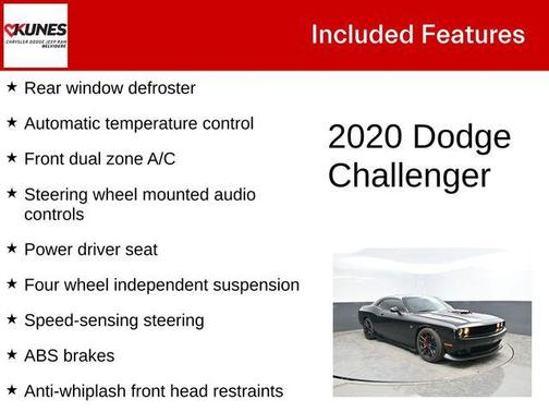Pitch Black Clearcoat 2020 Dodge Challenger R/T Scat Pack