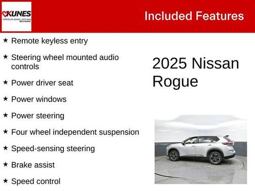 Brilliant Silver Metallic 2025 Nissan Rogue SV
