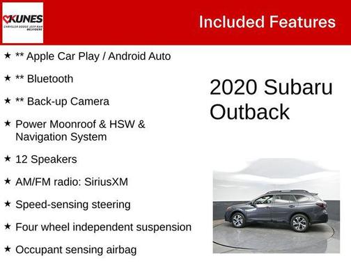 Magnetite Gray Metallic 2020 Subaru Outback Limited