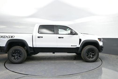 Bright White Clearcoat 2026 RAM 1500 RHO Crew Cab 4x4 5'7' Box