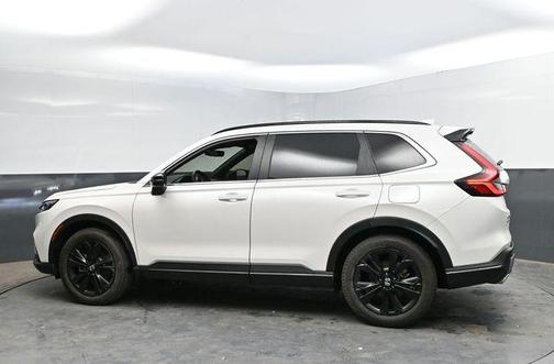 Platinum White Pearl 2025 Honda CR-V Hybrid Sport Touring AWD