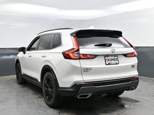 Platinum White Pearl 2025 Honda CR-V Hybrid Sport Touring AWD