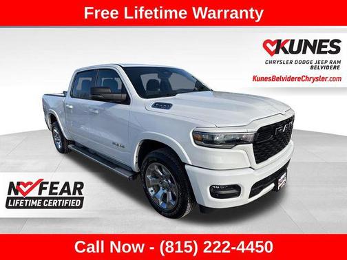Bright White Clearcoat 2025 RAM 1500 Big Horn/Lone Star