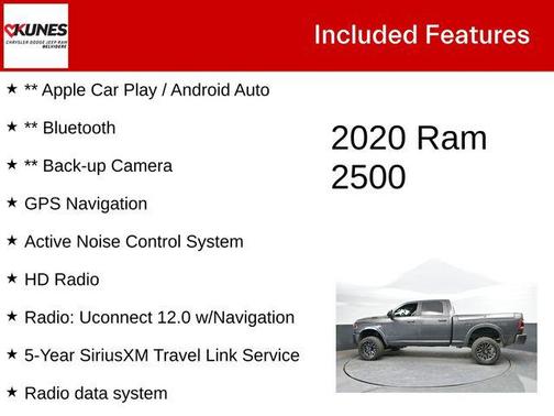 Granite Crystal Metallic Clearcoat 2020 RAM 2500 Laramie Crew Cab 4x4 6'4' Box