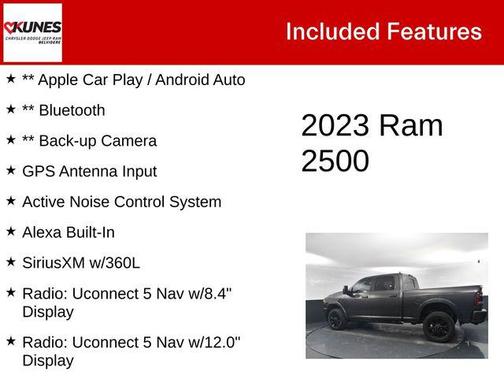 Granite Crystal Metallic Clearcoat 2023 RAM 2500 Limited Crew Cab 4x4 6'4' Box