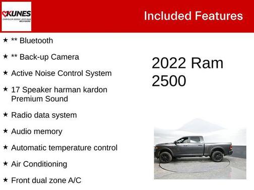 Granite Crystal Metallic Clearcoat 2022 RAM 2500 Limited Crew Cab 4x4 6'4' Box