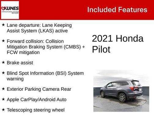 2021 Honda Pilot Touring 8-Passenger