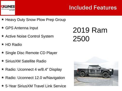 2019 RAM 2500 Laramie Crew Cab 4x4 6'4' Box