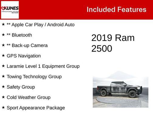 2019 RAM 2500 Laramie Crew Cab 4x4 6'4' Box