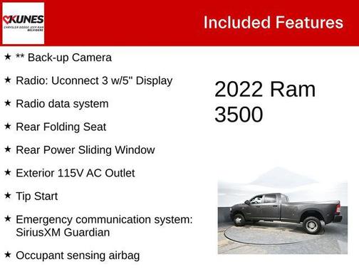 2022 RAM 3500 Tradesman Crew Cab 4x4 8' Box