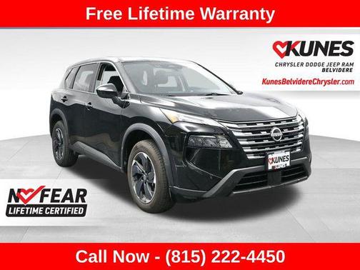 Super Black 2025 Nissan Rogue SV