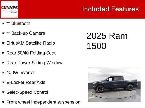 2025 RAM 1500 Warlock Crew Cab 4x4 5'7' Box
